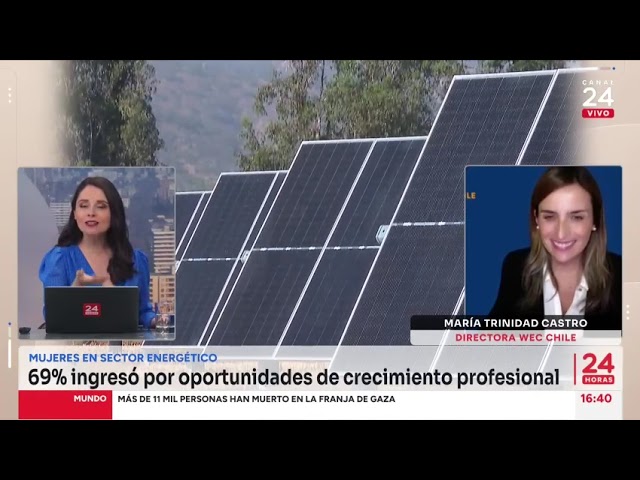 Comentario encuesta Mujeres & Energía en Canal 24 Horas