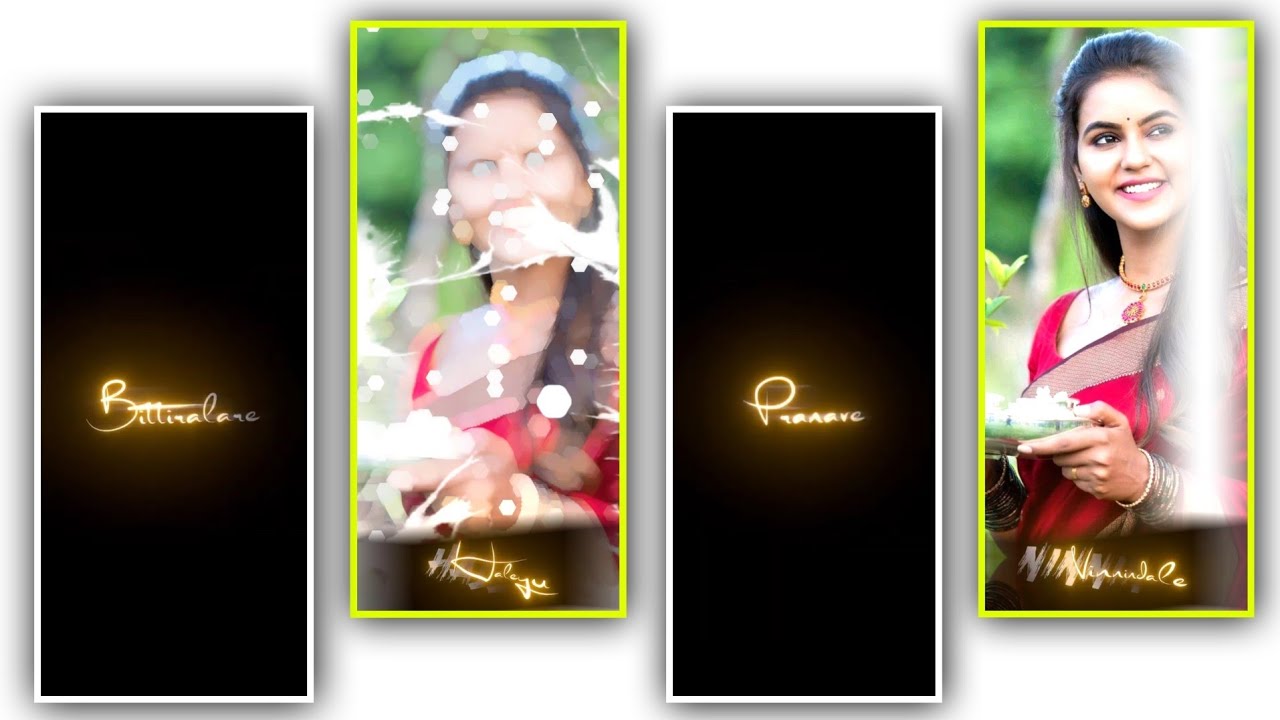  ninanu bitira lare yare yanu yalidaru Kannada Song Video Editing Alight motion lovers