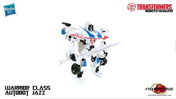 Video Review of the 2015 Transformers Robots in Disguise: Warrior Class AUTOBOT JAZZ