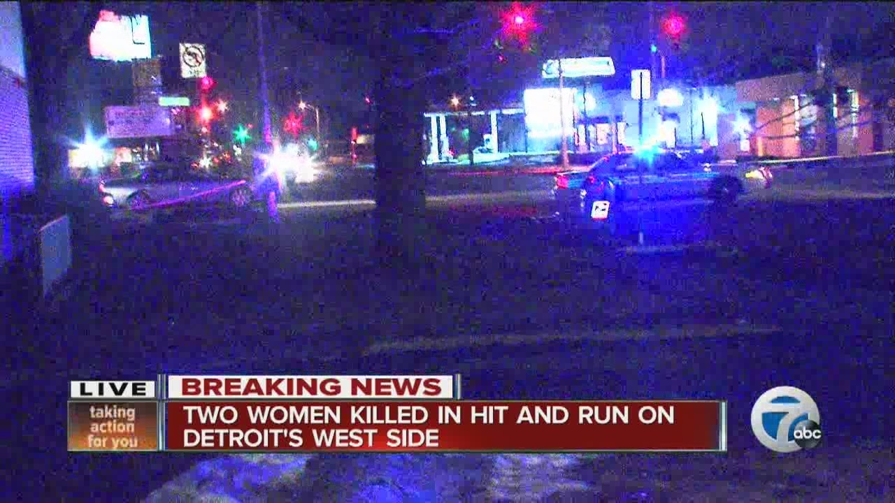 Two women killed in hit and run on Detroit's west side - YouTube
