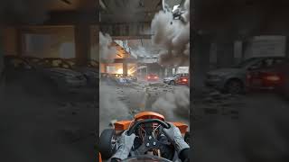 COLLAPSING Parking Garage in a Go-Kart! 🏎️💥