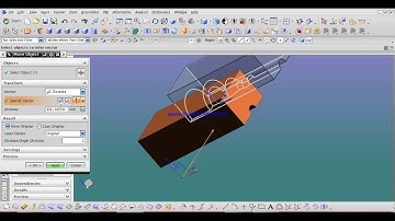 NX 8 Tutorial 1 (Move Object  Distance)