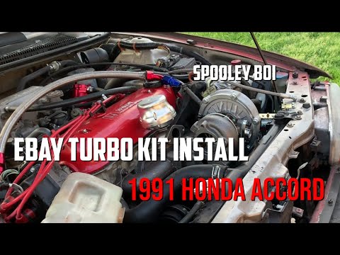 Turbo Honda Accord - EBAY TURBO KIT - YouTube