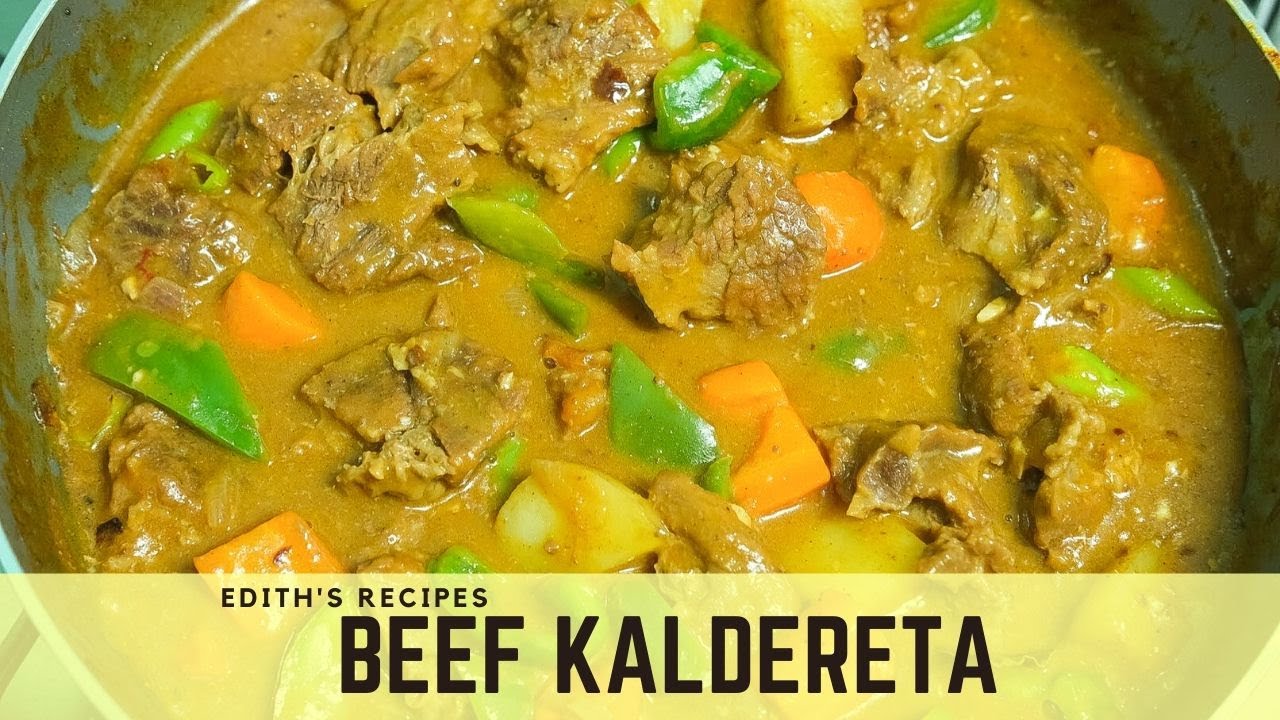 How to Cook Beef Kaldereta | Kalderetang Baka - YouTube