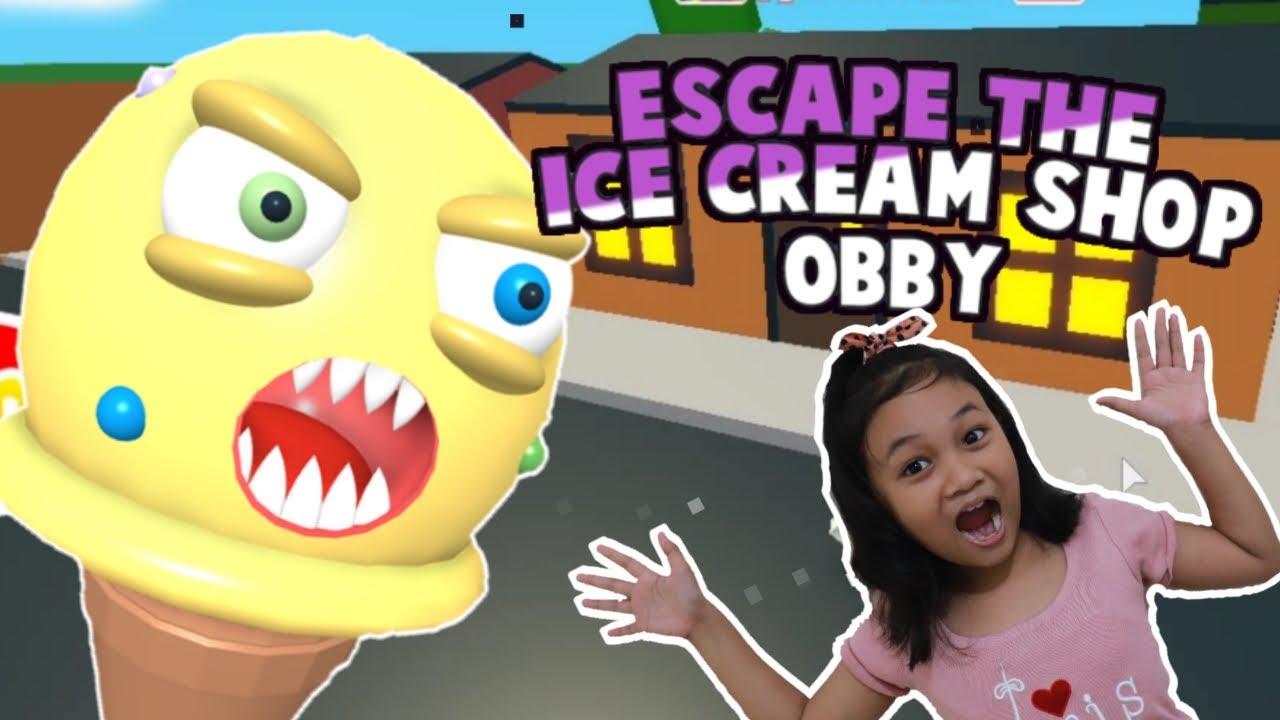 Escape The Ice Cream Obby Ll Are Those Ice Creams Are Monsters Youtube - roblox ice cream obby lele