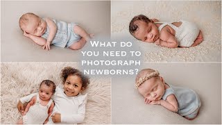 Part 1 - How to photograph a NEWBORN - What ITEMS do you need as a newborn photographer?