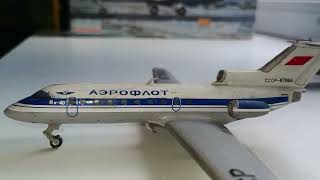 Сравнительный обзор моделей Як-40 в 144 масштабе