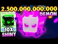 😲I Got Shiny Toxic Demon Pet in Roblox Bubble Gum Simulator