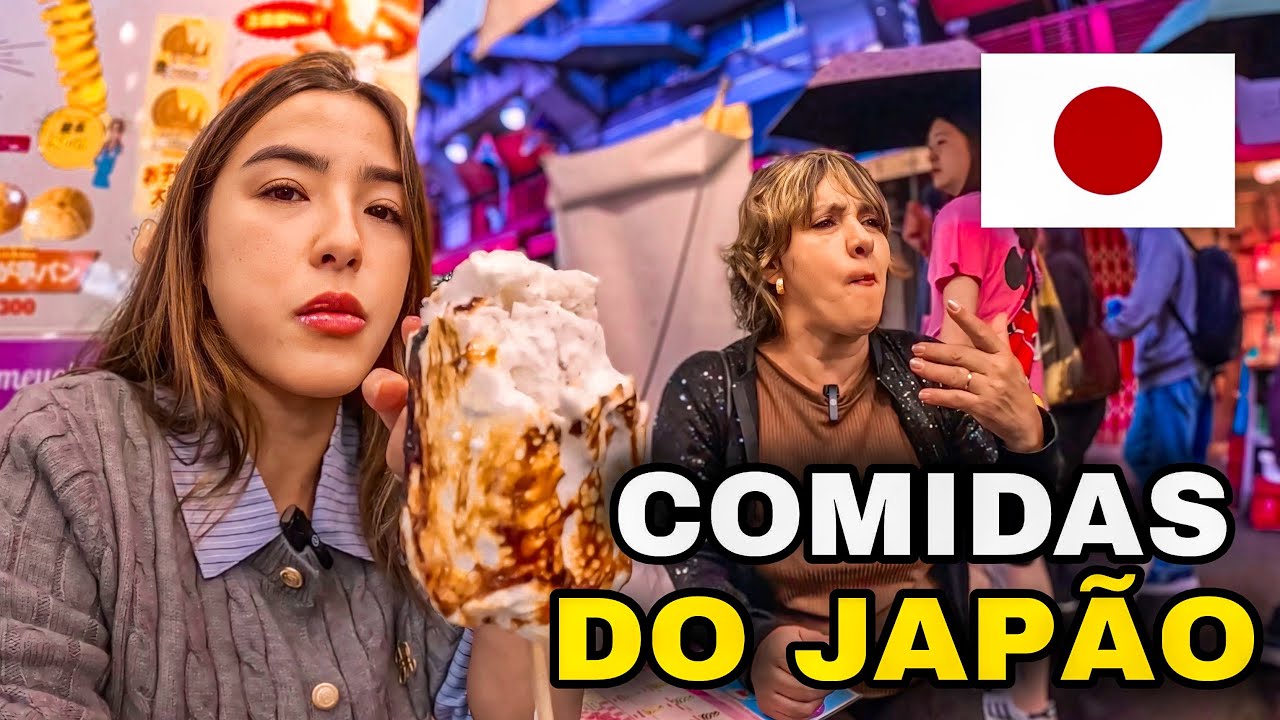 Provando Comidas de Tóquio, Japão