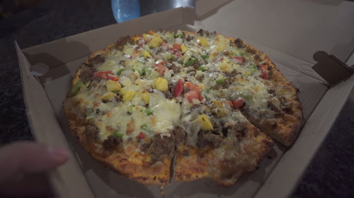 la peggior pizza della mia vita (video dietetico)