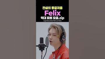 필릭스 동굴저음 레전드 모음 straykids felix legendary deep voice