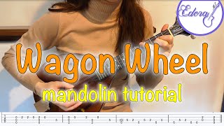 Wagon Wheel - Mandolin Tutorial Teaser - Old Crow Medicine Show