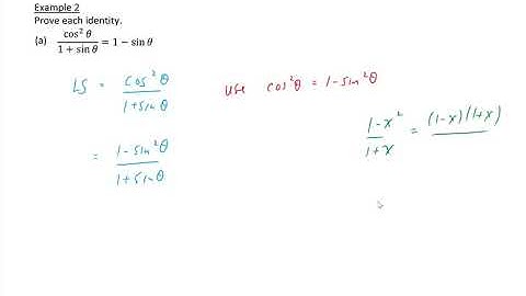 Unit 7 Lesson 1 Review and Preview of Trigonometric Identities MHF4U