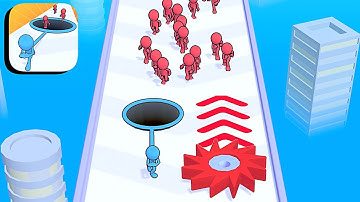 Drag The Hole ​- All Levels Gameplay Android,ios (Levels 4-6)