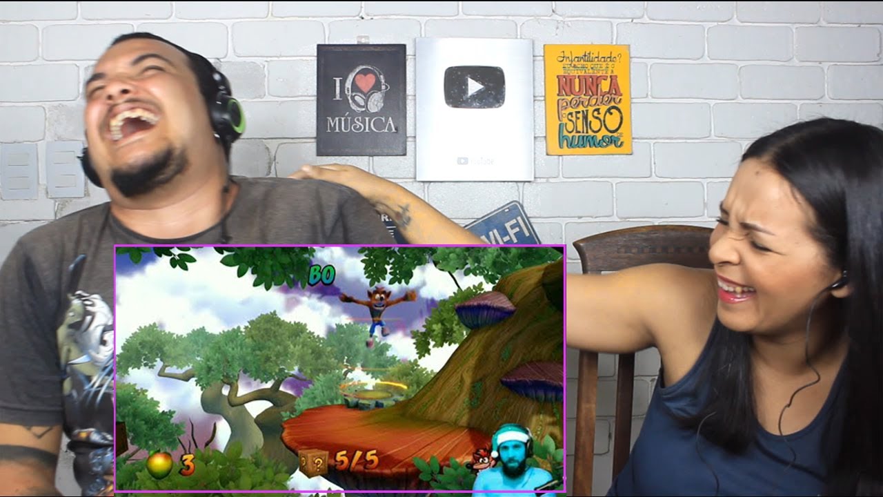 REAGINDO AO Smzinho rage no Crash @GAMES COMEDY.R