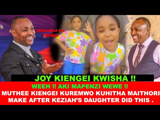 MUTHEE KIENGEI GUITA MAITHORI LIVE AFTER KEZIAH'S DAUGHTER SURPRISED HIM WITH THIS. class=