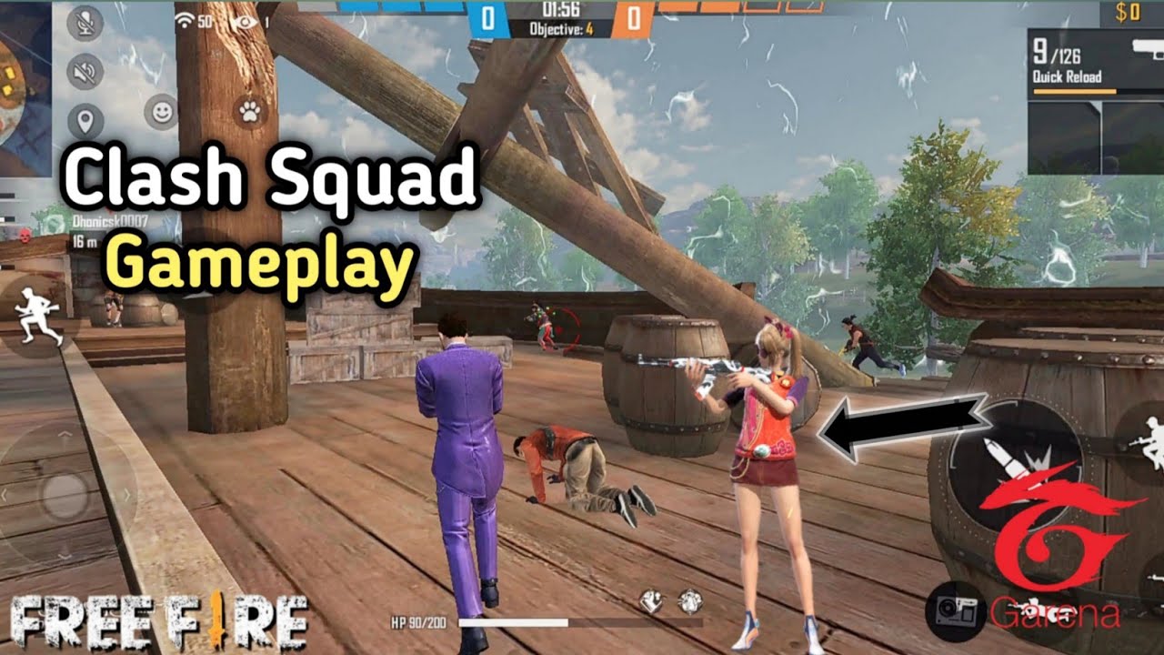 Clash Squad Hard Gameplay With Random Players | Totu Gaming | Free Fire ...