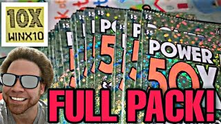 FULL PACK!  WE DID IT! Found the multiplier! Playing a full book of 50X Texas Lottery tickets!