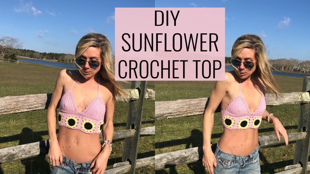 flower crochet top