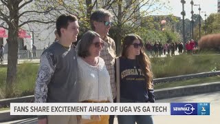 UGA and Georgia Tech fans get excited ahead of 'Clean, Old-Fashioned Hate' rivalry game