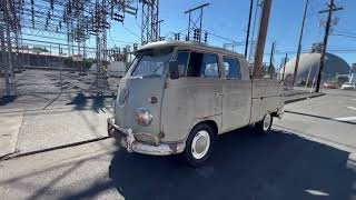 1.6L-Powered 1960 Volkswagen Type 2 Double Cab Pickup for sale on