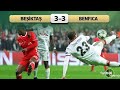 من الذاكره مباراه مجنونه بين بشكتاش وبنفيكا 3 3 جنون حفيظ دراجى 