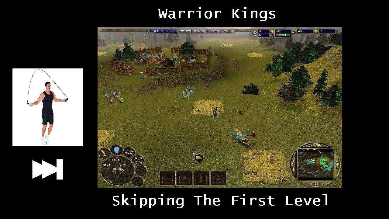 How to skip through the first level of Warrior Kings in 2 minutes