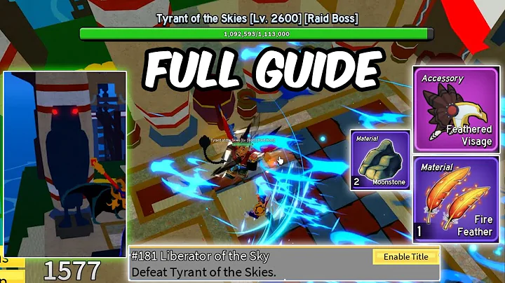 How to Spawn the NEW Tyrant Raid Boss in Blox Fruits! 🔥 FULL Guide