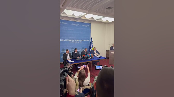 Pres-konferencija u Vladi FBiH povodom povećanja minimalne plate #akta #vladafbih #plata