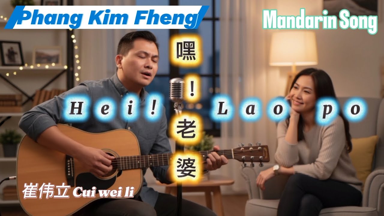 Hei!  Lao Po _ Mandarin Song Translate Indonesia _ Cui Wei Li