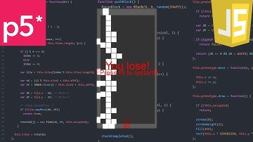 A Game A Day 5 - JavaScript Tetris!