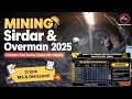 Mining Sirdar &amp; Overman 2025 Practice Test Series | Score 90+ &amp; Crack MS &amp; OM Exam with Confidence