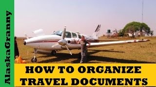 How To Organize Travel Documents Pack Travel Documents- Organized While Traveling