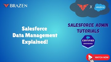 Data Management in Salesforce | Salesforce Training for Beginners | Salesforce Admin