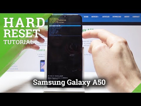 How to Hard Reset Samsung Galaxy A50 - Bypass Screen Protection