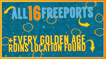 Plan Your Maiden Voyage! Check Out The Atlas Map in 4K, Golden Age Ruins Locations + Every Freeport