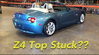 2003-2008 Bmw Z4 Emergency Top Operation Manual Override