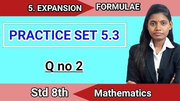 Math 8th class chapter 5 practice set 5.3 simplify Question number 2