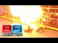 Is this the biggest explosion in battlebots history   sawblaze vs uppercut  battlebots