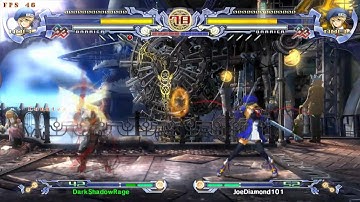BlazBlue Calamity Trigger - PC - Multiplayer DSR(PC) vs JoeDiamond01(360) Noel vs Noel Round 1 of 4