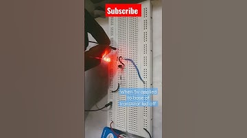 Not Gate Using Transistor #electronics#logicgates#ece#shorts