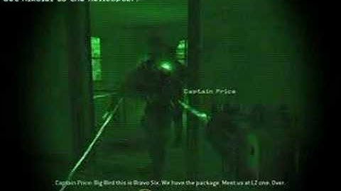 CoD4 - Floating Dead Body?