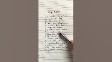 Thumbnail of Hey mama song lyrics#shorts #lyricalvideo #viral #youtubeshorts #lyricvideo