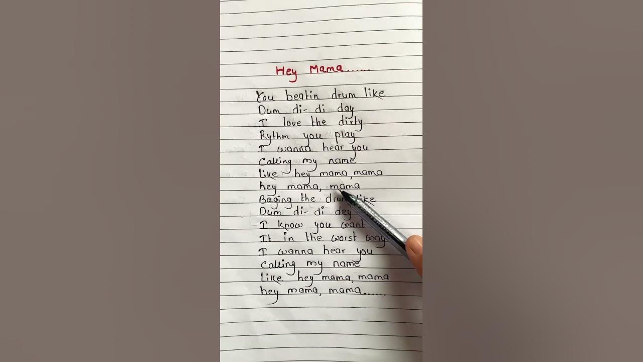 Hey mama song lyrics#shorts #lyricalvideo #viral #youtubeshorts #lyricvideo Hey mama song lyrics#shorts #lyricalvideo #viral #youtubeshorts #lyricvideo