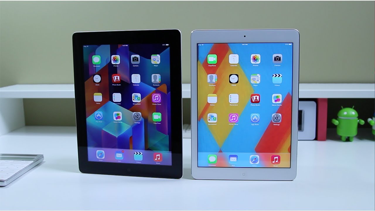 iPad Air vs iPad 4 - Comparison - YouTube