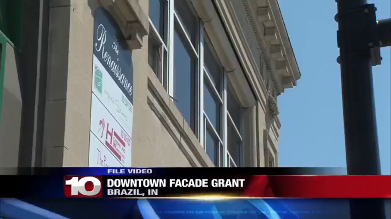 Downtown facade grant in Brazil