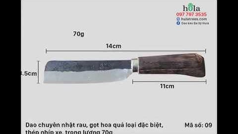 Dao Đa Sỹ - Dao gọt hoa quả, nhặt rau, thép nhíp xe