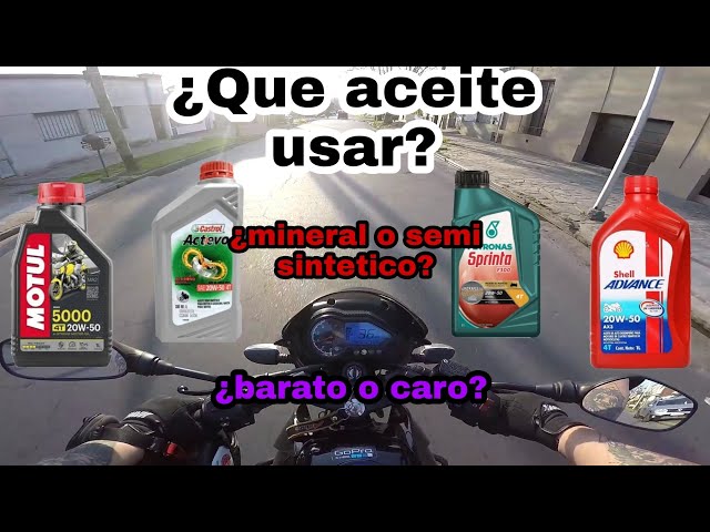 Del PEOR al MEJOR Aceite para tu Moto! Lo que Nadie te dice