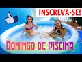 Domingo na piscina