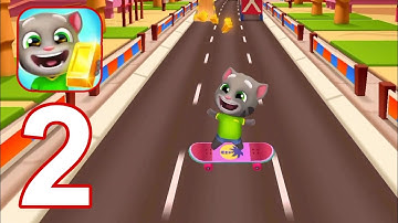 Talking Tom Gold Run - Gameplay Walkthrough  Part 2 ( Android,iOS )